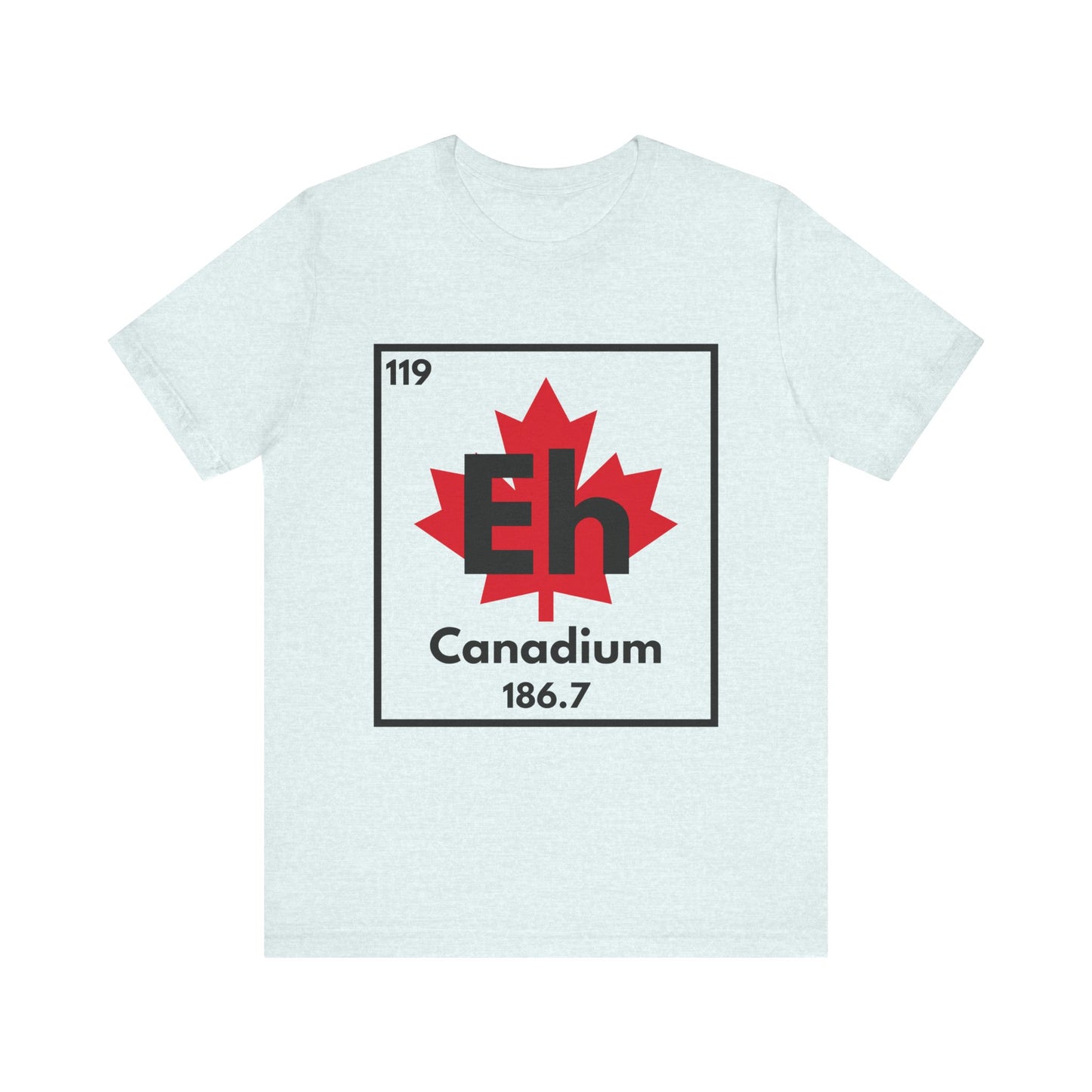 Canadium "Eh" Periodic Table Tee – Science and Canada Mashup Tee - Dark Print