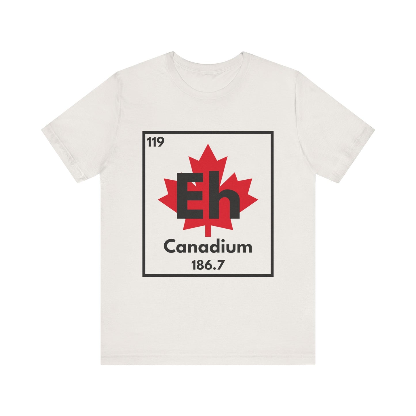 Canadium "Eh" Periodic Table Tee – Science and Canada Mashup Tee - Dark Print