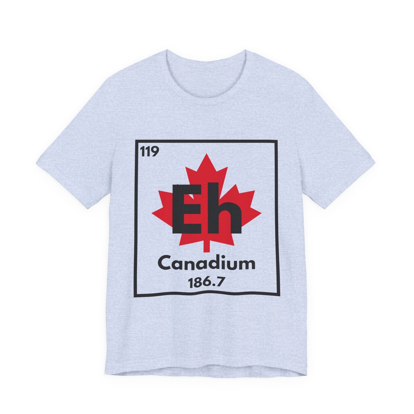 Canadium "Eh" Periodic Table Tee – Science and Canada Mashup Tee - Dark Print