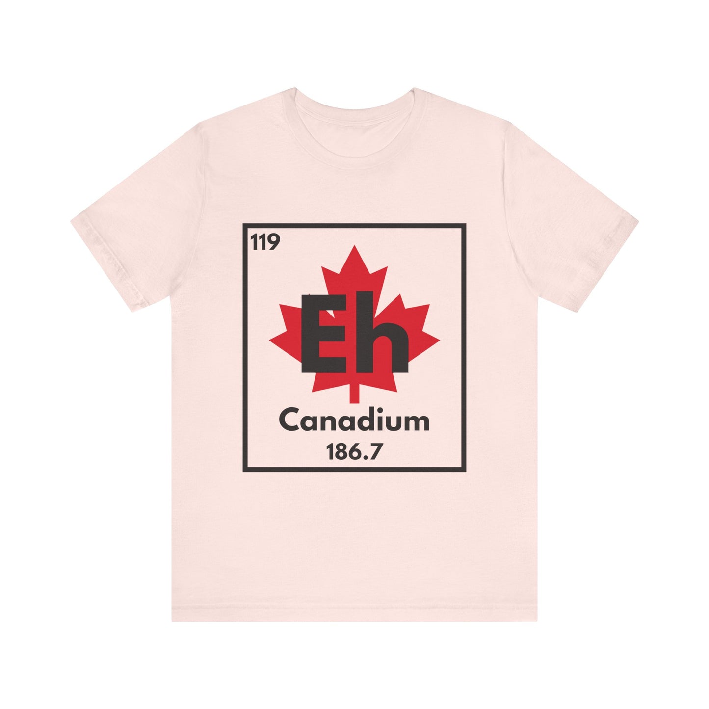 Canadium "Eh" Periodic Table Tee – Science and Canada Mashup Tee - Dark Print