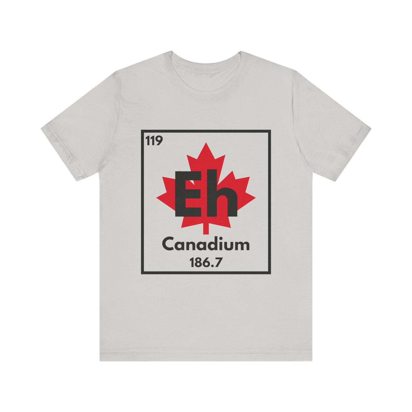 Canadium "Eh" Periodic Table Tee – Science and Canada Mashup Tee - Dark Print