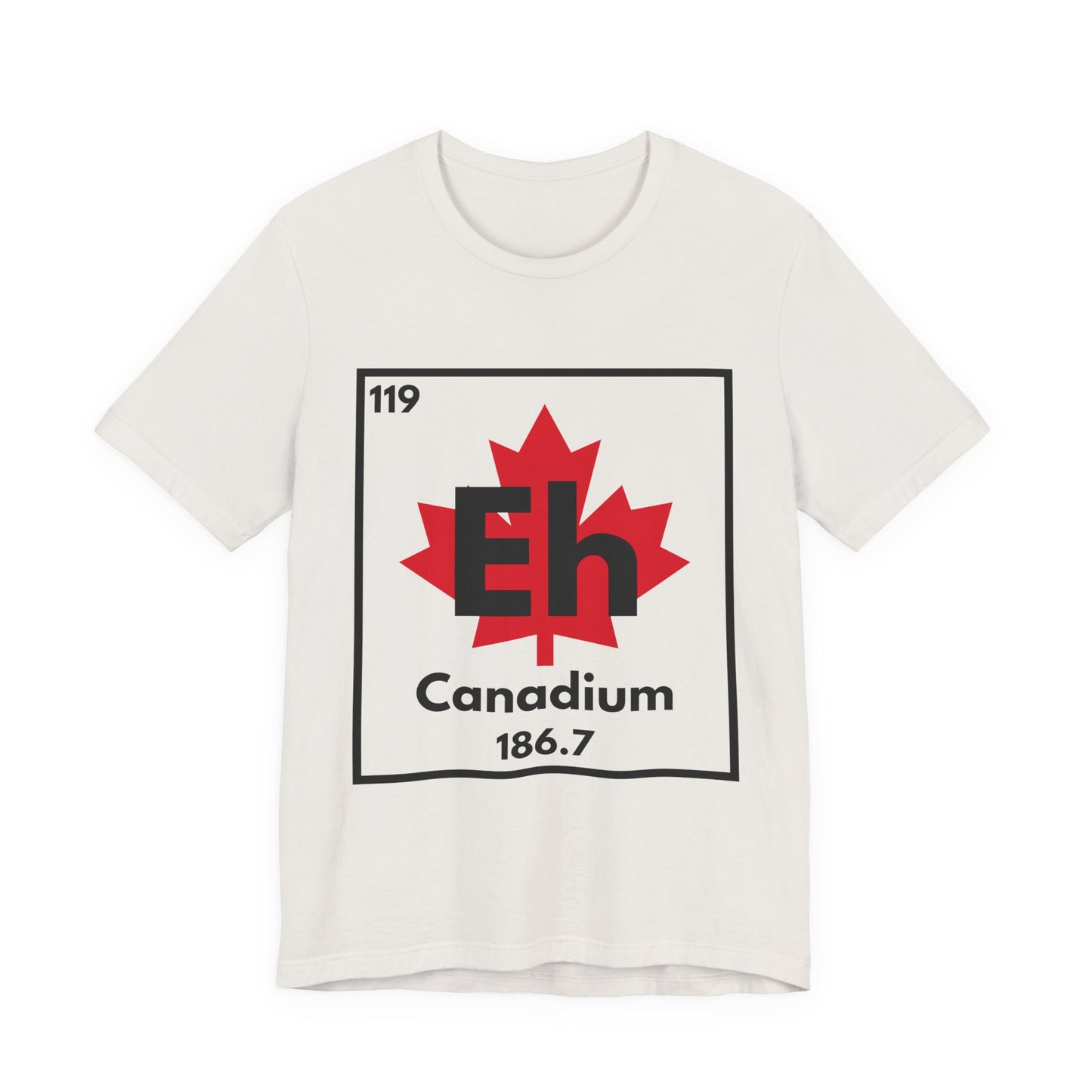 Canadium "Eh" Periodic Table Tee – Science and Canada Mashup Tee - Dark Print