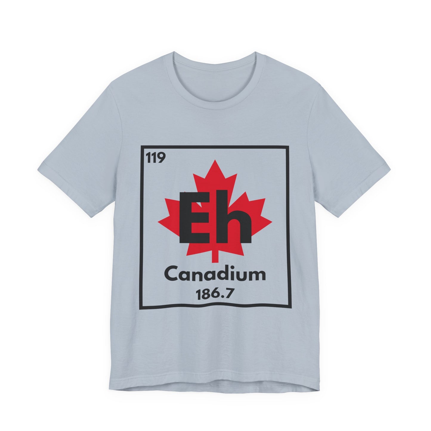Canadium "Eh" Periodic Table Tee – Science and Canada Mashup Tee - Dark Print