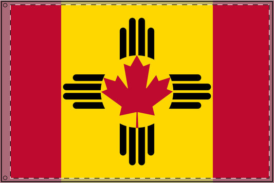 Double Sided Canadian-New Mexico Flag