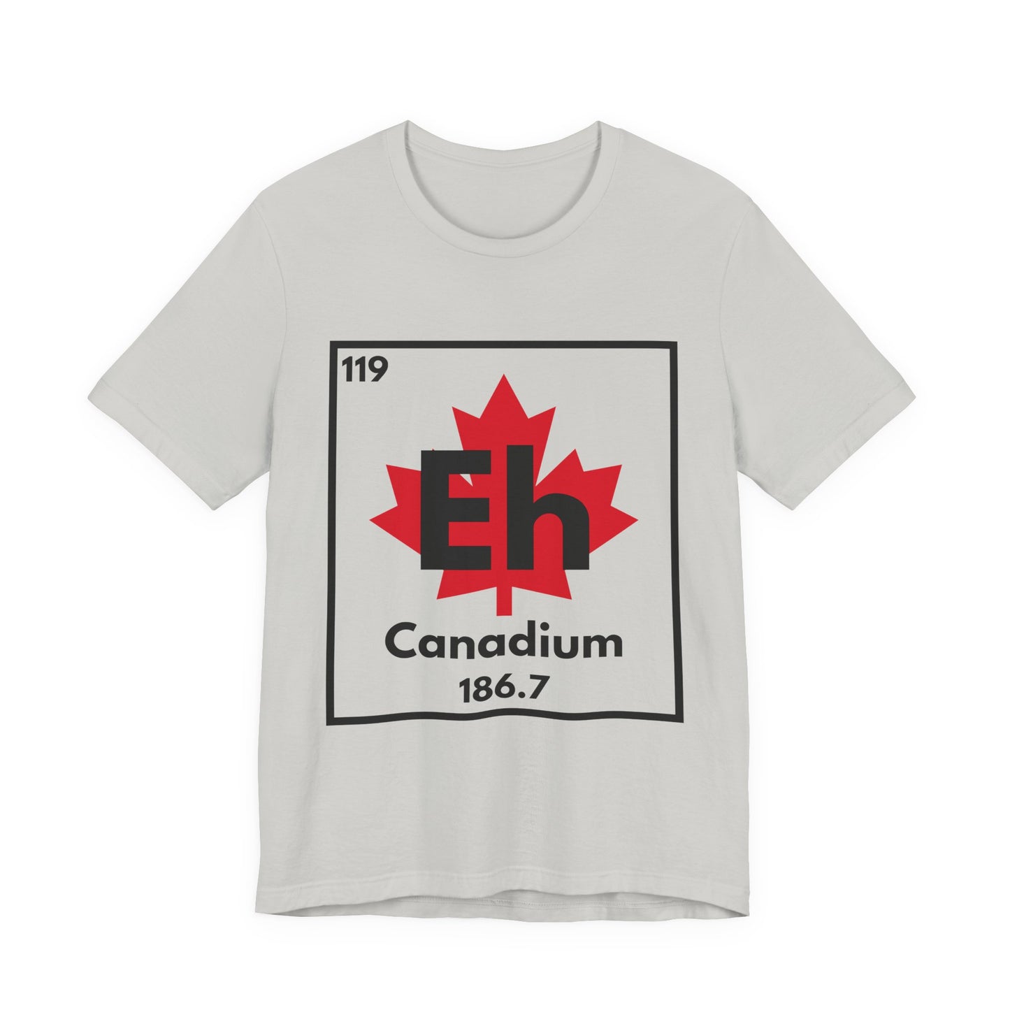 Canadium "Eh" Periodic Table Tee – Science and Canada Mashup Tee - Dark Print