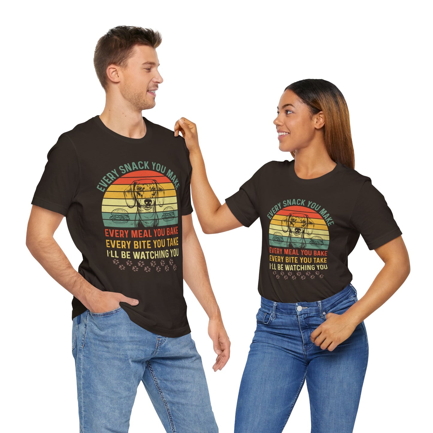 Funny Dachshund T-shirt | Every Snack You Make | Song Parody Tee