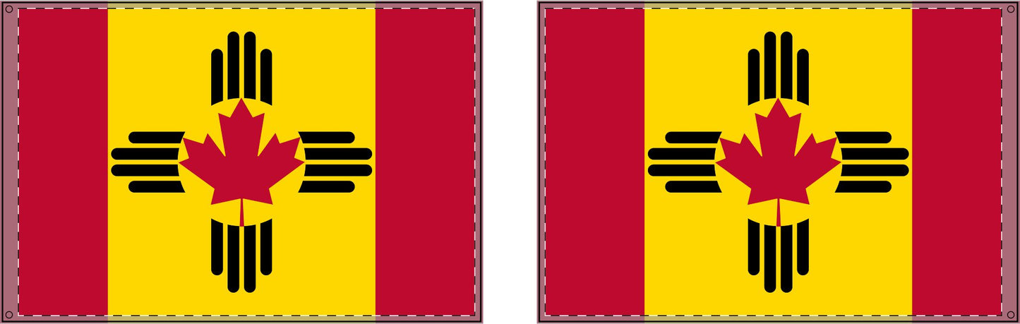 Double Sided Canadian-New Mexico Flag