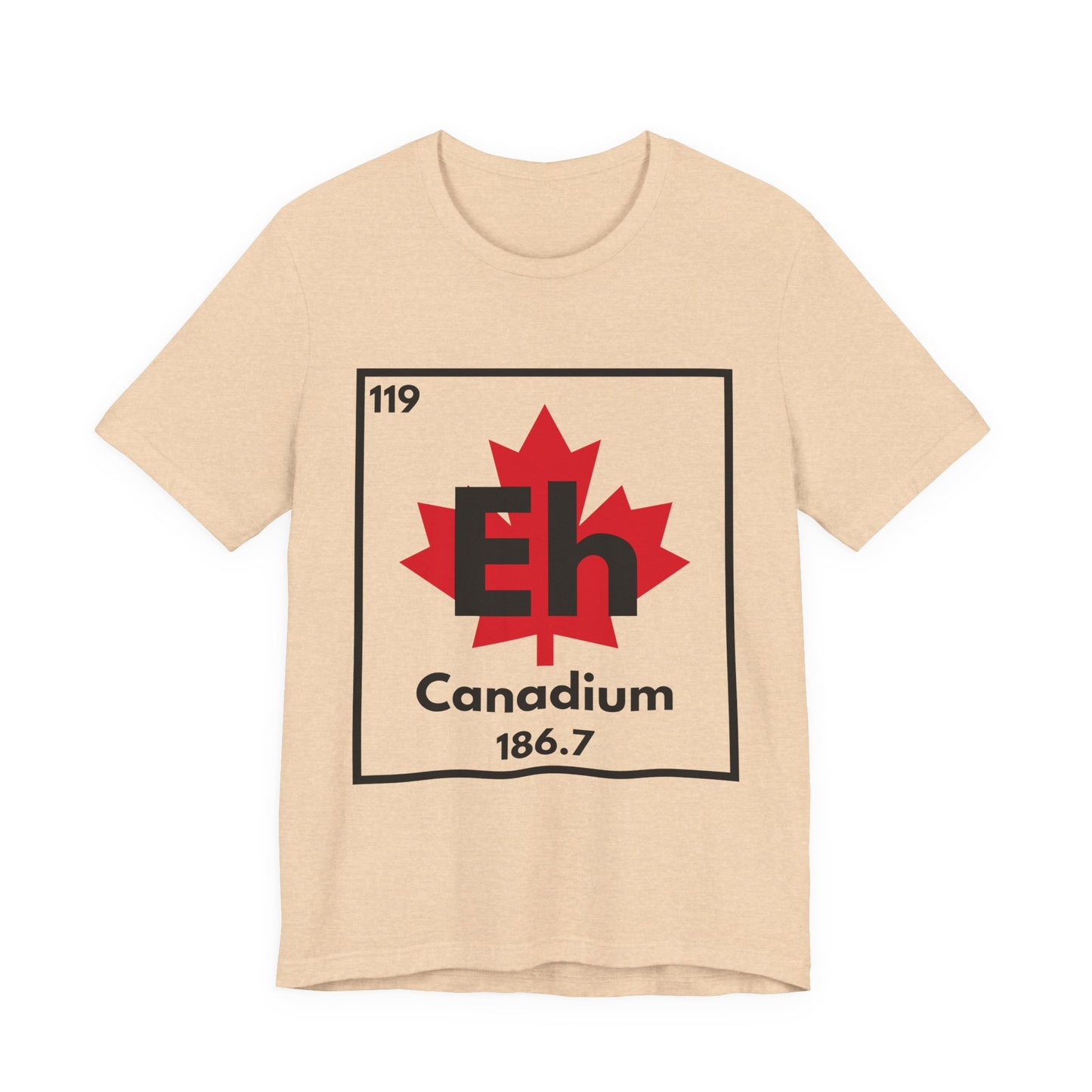 Canadium "Eh" Periodic Table Tee – Science and Canada Mashup Tee - Dark Print