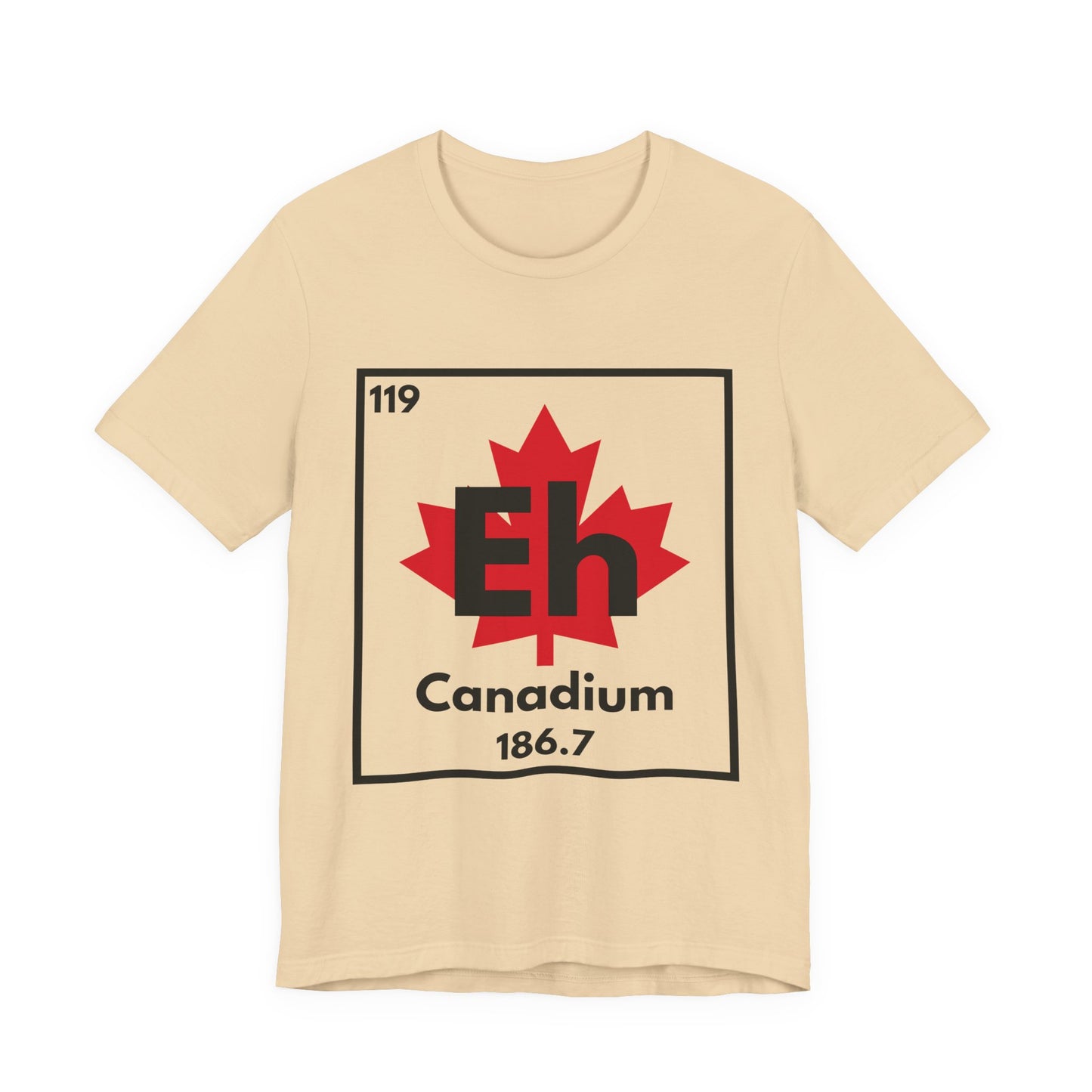 Canadium "Eh" Periodic Table Tee – Science and Canada Mashup Tee - Dark Print