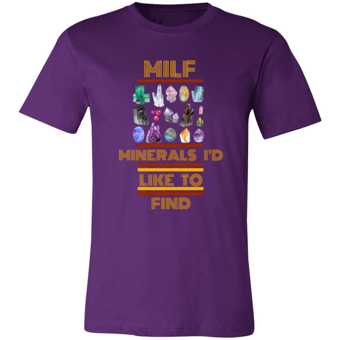 MILF - Funny Mineral Crystals Tee for Geologist (Dark Color)