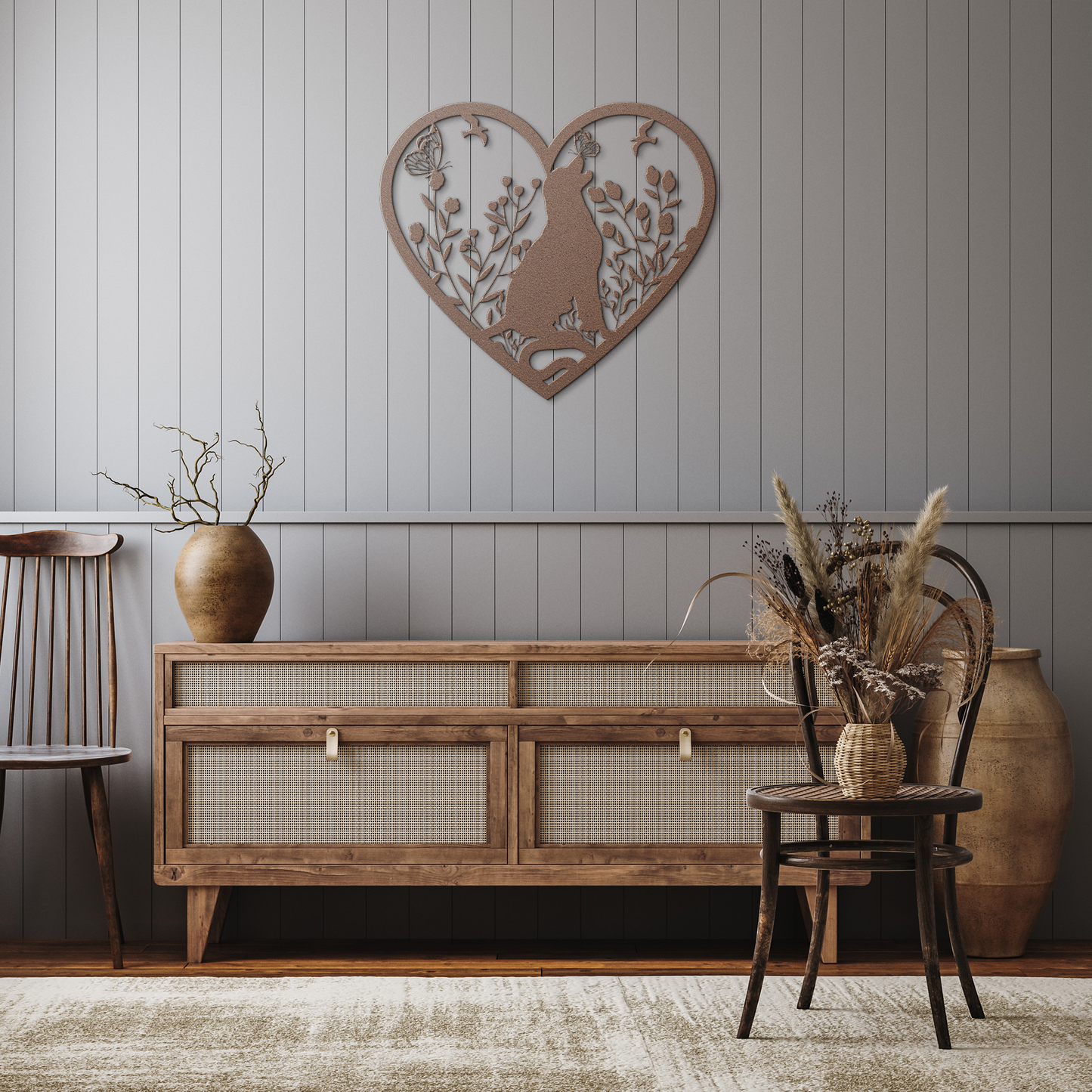 Retriever_Chasing_Butterflies_in_the_Gar_Copper_Rustic_Hallway_Mockup.png