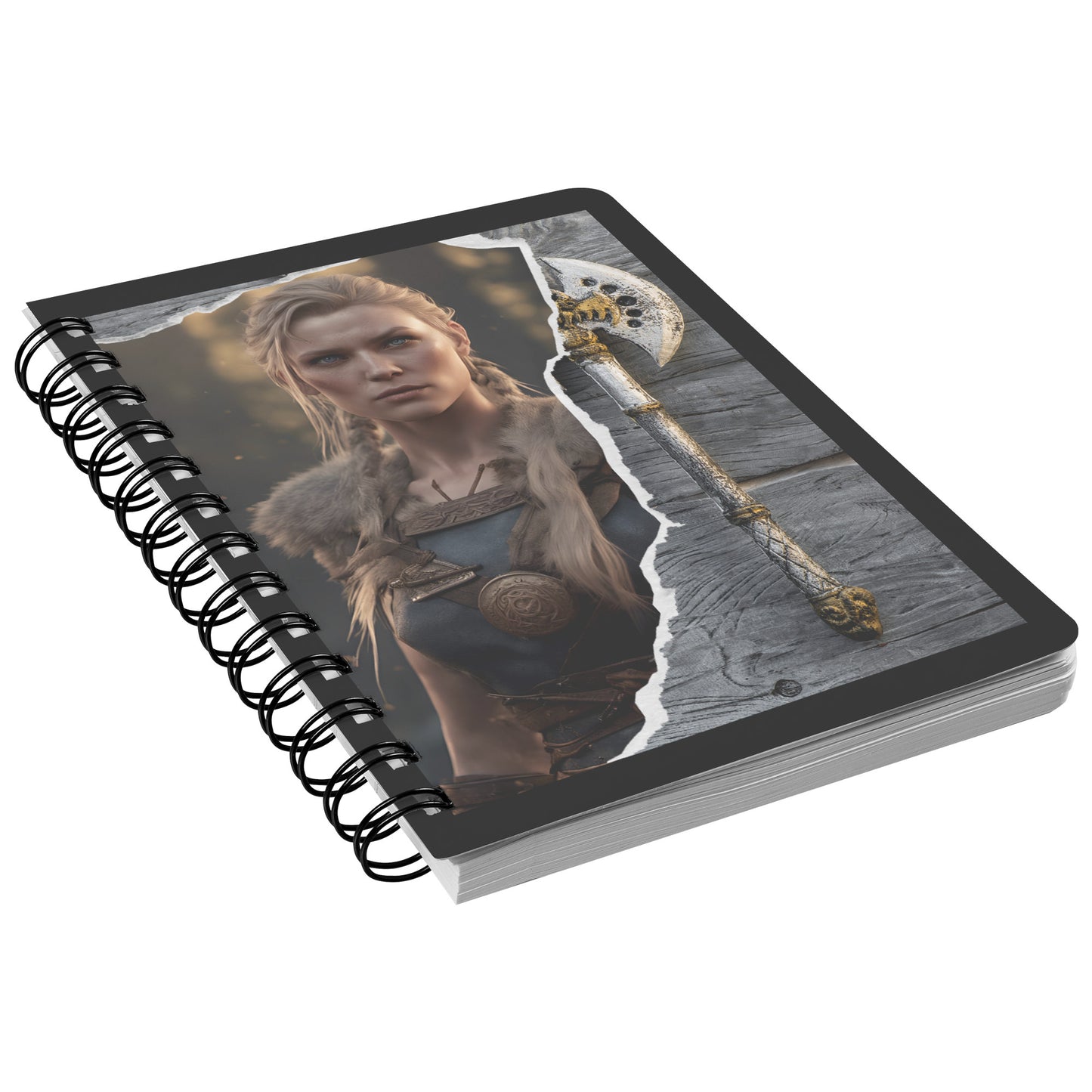 Shield Maiden Fantasy RPG Gamer Notebook - For Viking Enthusiasts
