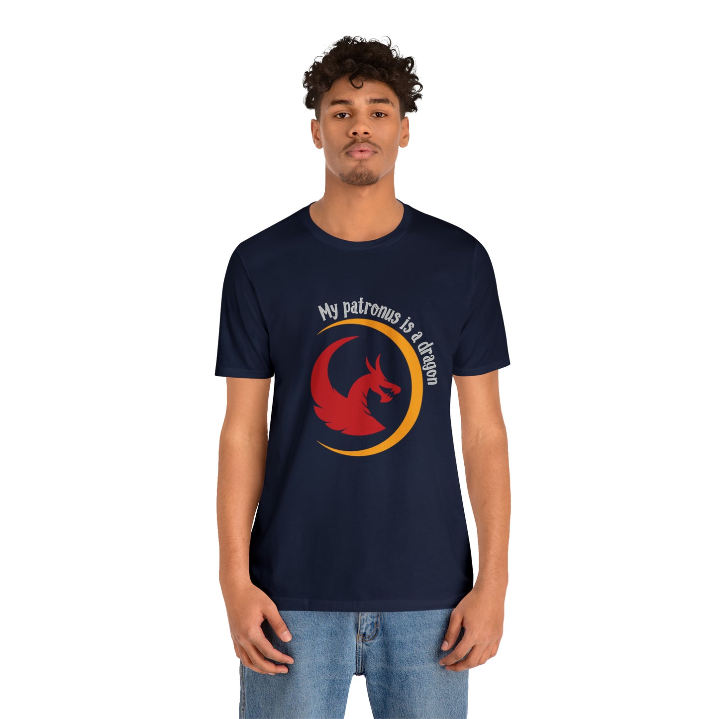 My Patronus is a Dragon | Magical Fantasy | Red and Gold Classic T-Shirt