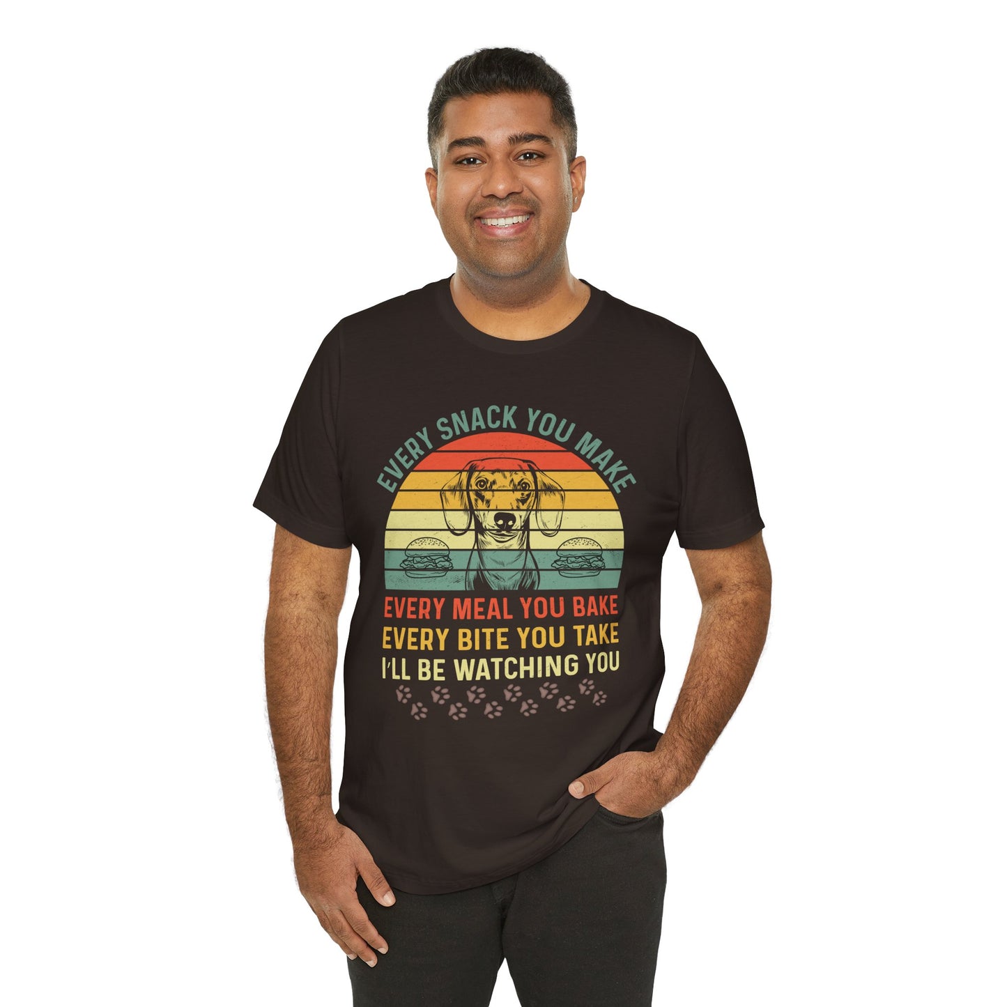 Funny Dachshund T-shirt | Every Snack You Make | Song Parody Tee