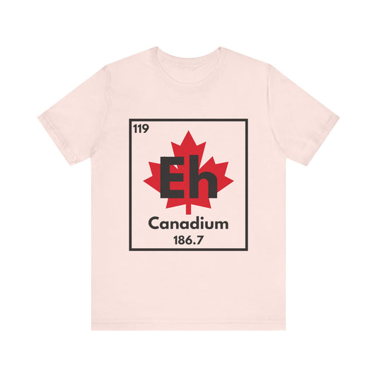 Canadium "Eh" Periodic Table Tee – Science and Canada Mashup Tee - Dark Print