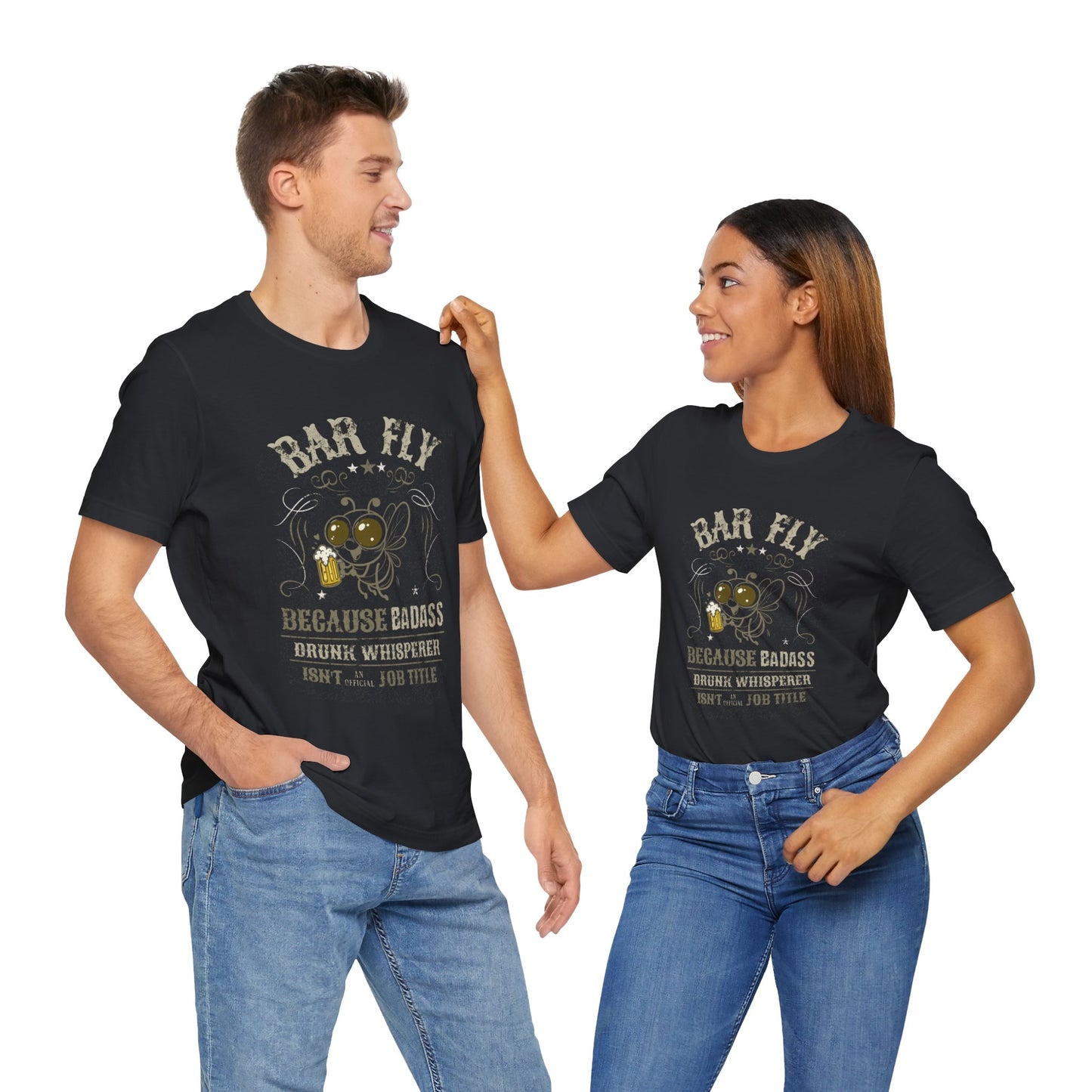 Bar Fly T-Shirt – Hilarious Beer Lover Shirt with Fly and Funny Caption