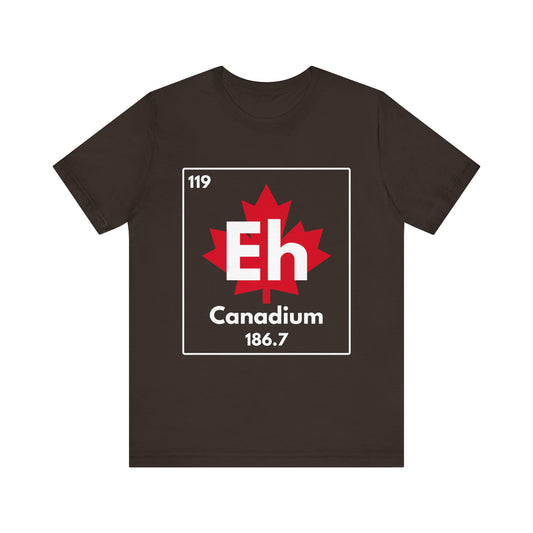 Canadium "Eh" Periodic Table T-Shirt – Science & Canada Mashup Tee