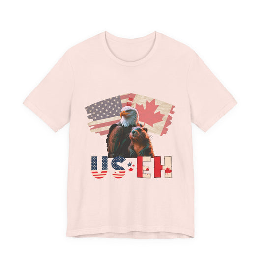"US Eh" Canada USA Pride Shirt for July 4th & Canada Day