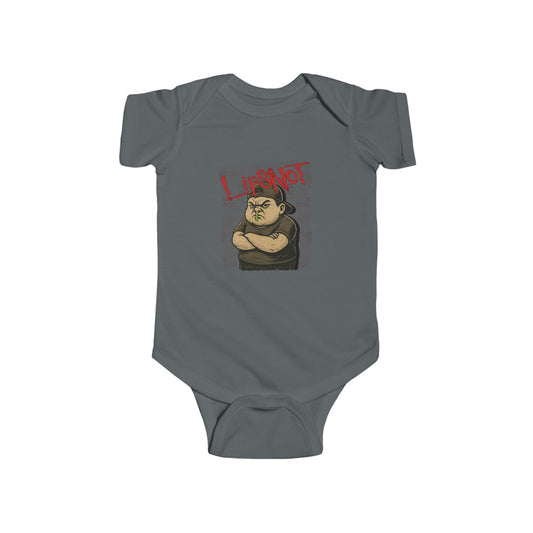 Funny Infant Bodysuit "Lipsnot" - Baby Grunge Concert style Shirt