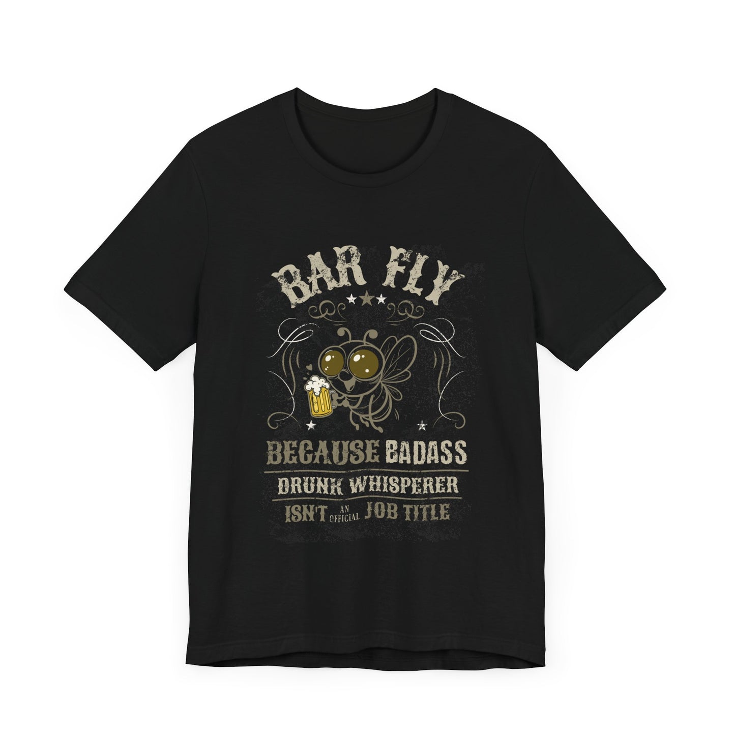 Bar Fly T-Shirt – Hilarious Beer Lover Shirt with Fly and Funny Caption