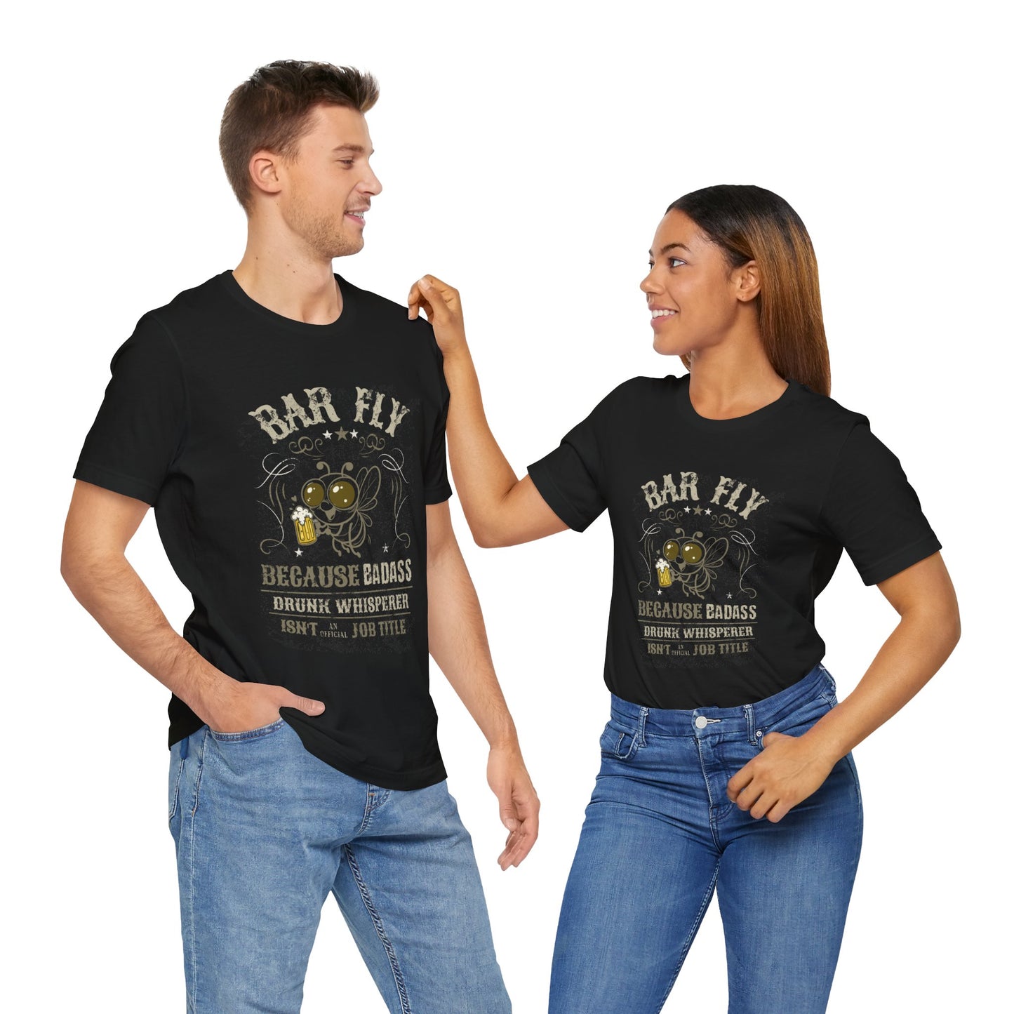 Bar Fly T-Shirt – Hilarious Beer Lover Shirt with Fly and Funny Caption